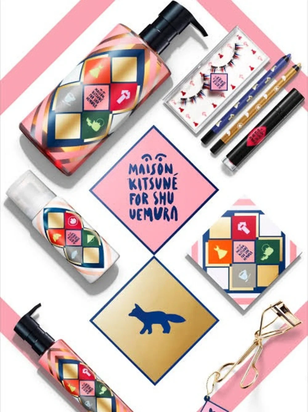 Shu Uemura x Maison Kitsune Face Palette *RARE*